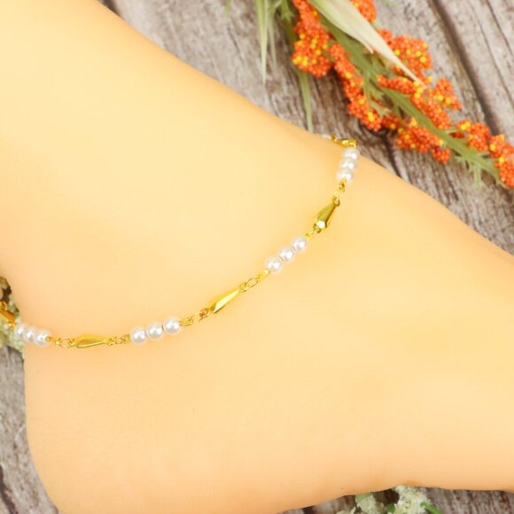 "Dainty Anklet for Women – Elegant Everyday Jewelry & Perfect Gift | MLCRC1745 - Picture 1 of 10